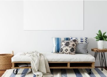 Sitzkissen aus Paletten