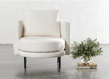 Rundes Sitzkissen für Sessel