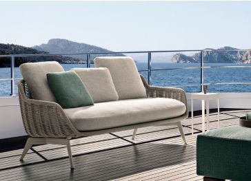 Außenkissen für halbkreisförmigen Sitz