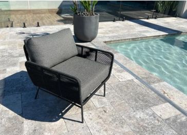 Außenkissen für quadratischen Sessel