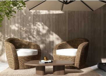 Außenkissen für runden Sessel