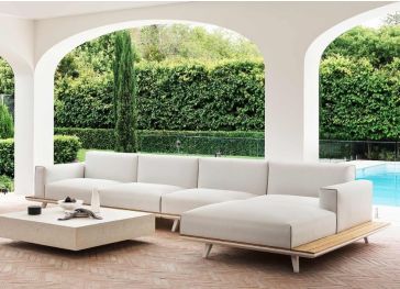 Rechtes Außenkissen für Chaiselongue