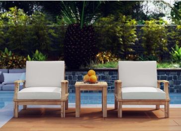 Außenkissen für Rückenlehne eines quadratischen Sessels