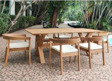 Außenkissen für Trapezstuhl