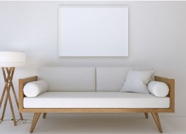 Rückenlehnenkissen für rechteckige Bank