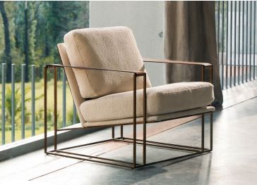 Rückenpolster für quadratischen Sessel