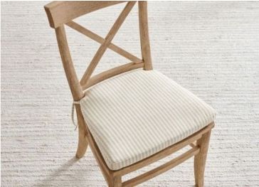 Trapezkissen für Stuhl mit 2 Befestigungen