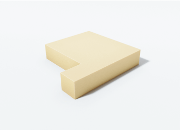 Schaumstoff mit Aussparung links