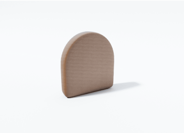 Halbkreis-Rückenbezug für Sessel