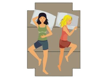  Faltbaren Topper mit Schnitt an 4 Ecken