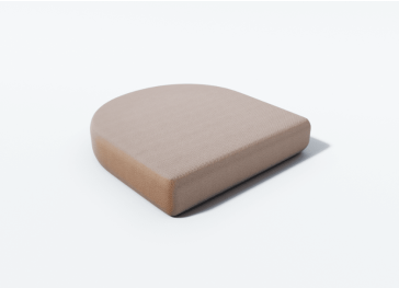 Außenkissen für halbkreisförmigen Sessel