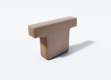 Außenkissen für Rückenlehne eines Sessels mit Doppel-Keder