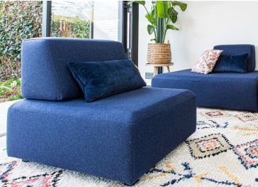 Sofa-Rückenkissenbezug in Keilform 