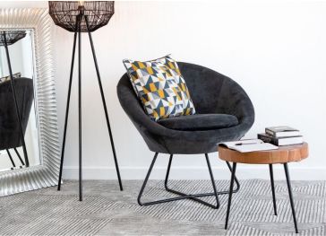 Bezug für die Sitzfläche eines runden Stuhls