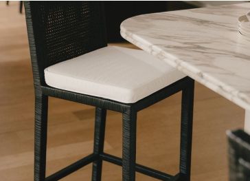 Quadratischer Stuhlbezug