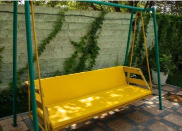 Faltbares Outdoor-Kissen für eine Schaukel