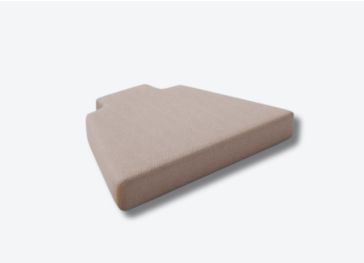 Bezug für Trapezstuhl mit 2 Befestigungen