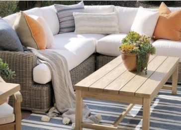 Linkes Außenkissen für Chaiselongue