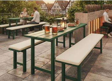 Rechteckiges Bierbank-Kissen