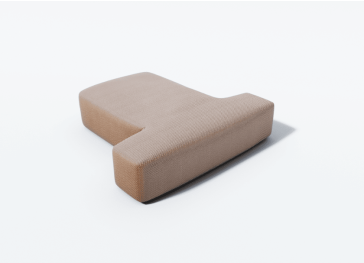 Außenkissen für Sessel mit doppeltem Keder