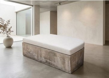 Gerade halbkreis Bankauflage