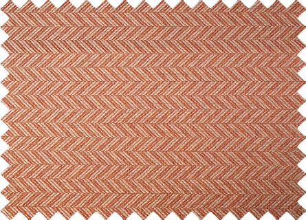 Polsterung Koordinaten Fischgrät Terrakotta