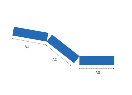 Rechteckige Klappmatratze Rechteckige Klappmatratze