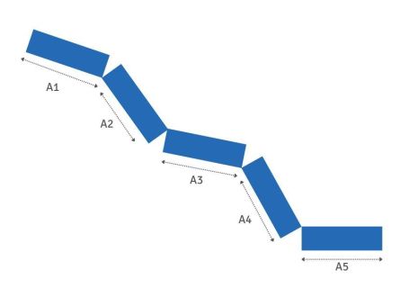 Rechteckige Klappmatratze Rechteckige Klappmatratze