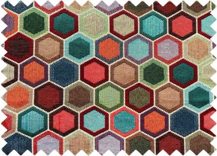 Polsterung Colors Hexagon